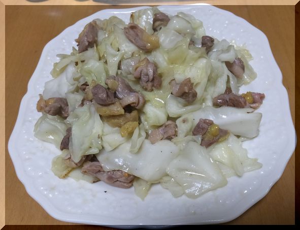 ＊親鶏かしわキャベツ焼き たか...