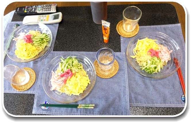＊冷麺 姫は前夜に冷麺を食べた...