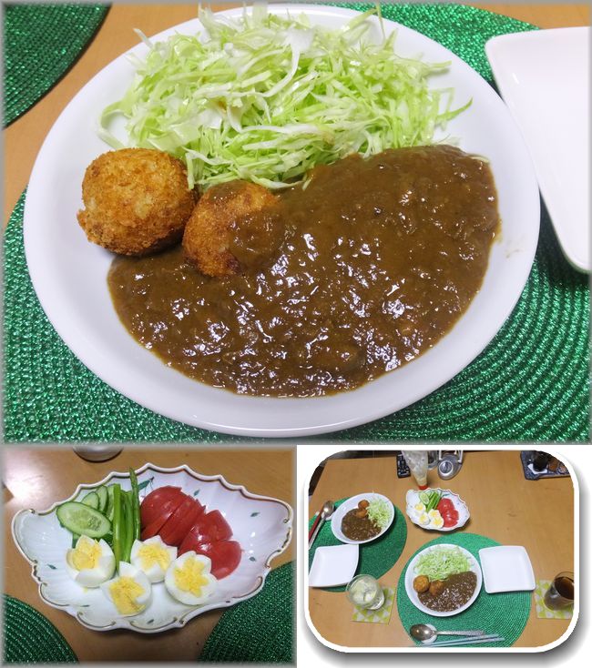 ＊牛スジコロッケカレー ＊トマ...