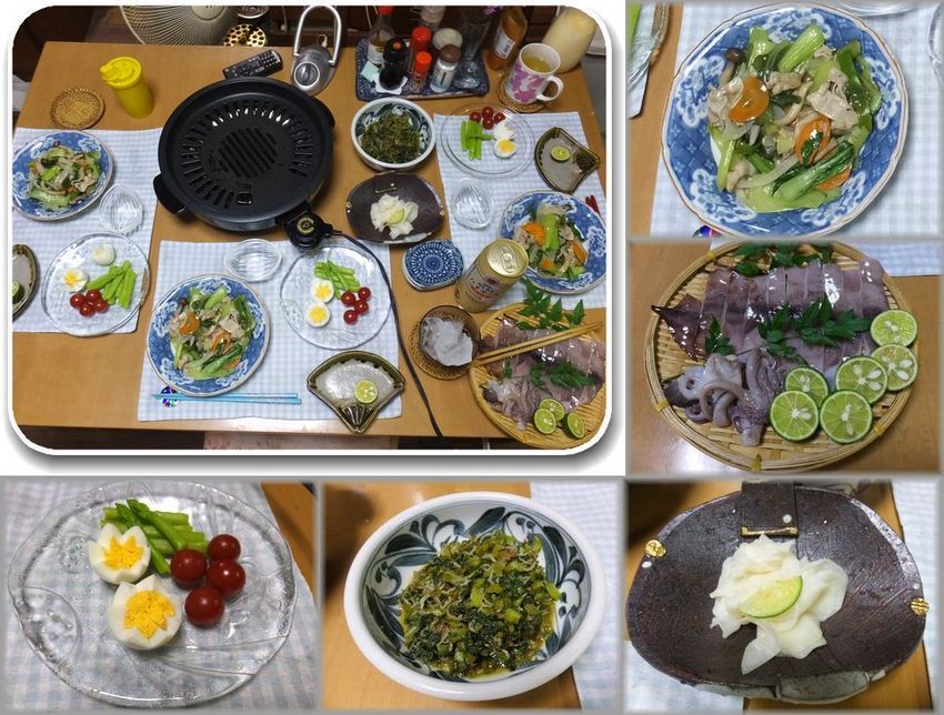 ＊豚バラ肉と青梗菜、野菜の炒め...