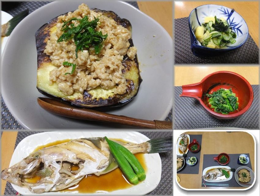 ＊三豊茄子の鶏肉味噌のせ 鶏ミ...