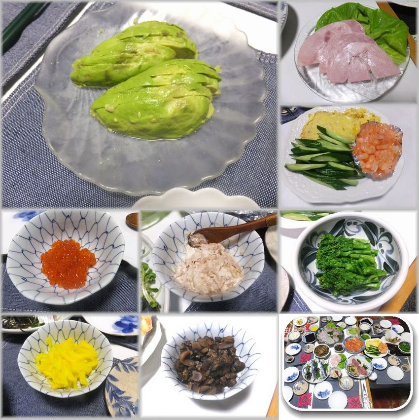 *アボカド *ハム *薄焼き卵...