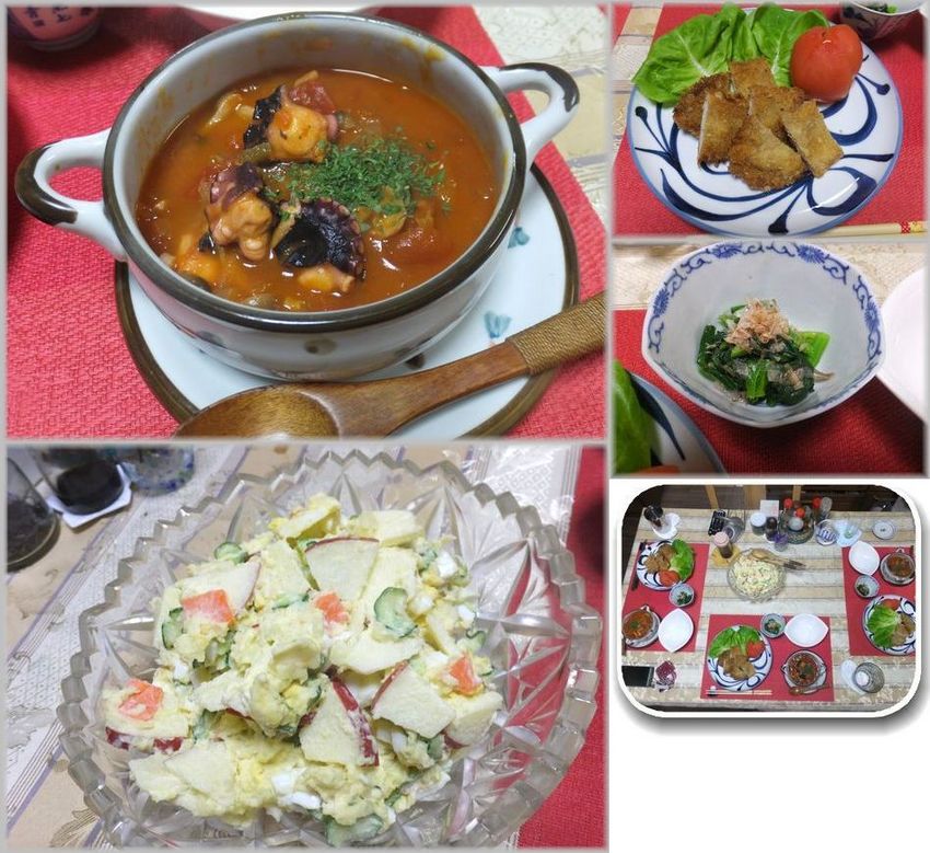 ＊たこのトマト煮 中居君の金ス...