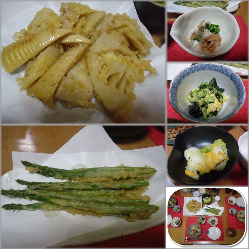 *筍のたいたんの天ぷら なんと...