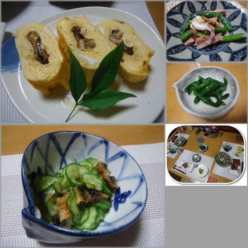 鰻のフルコースです 肝吸いがな...