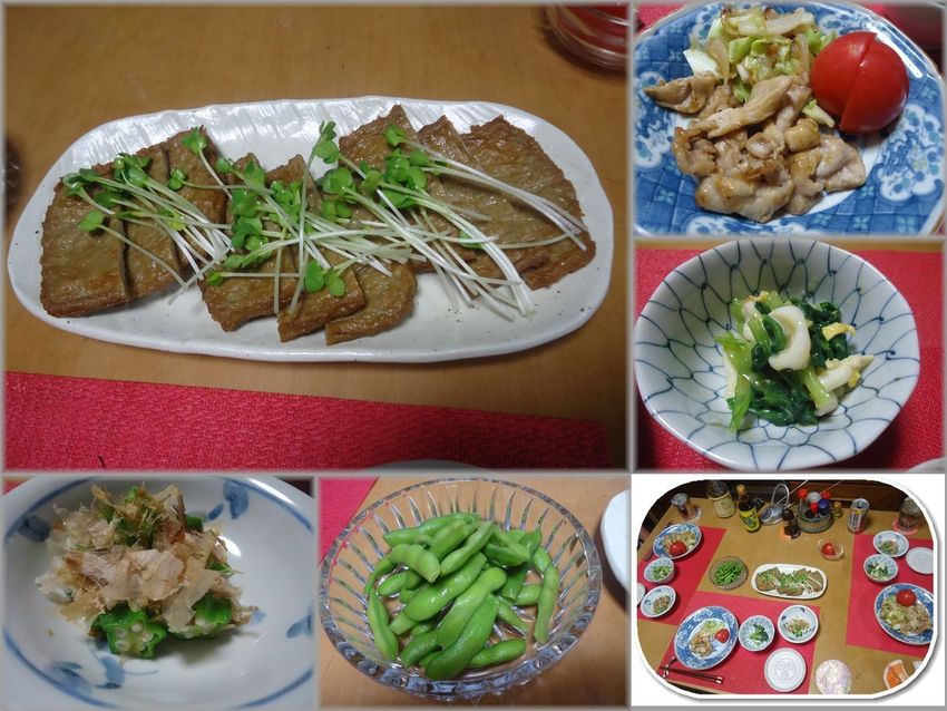 *じゃこ天 *豚ロースの生姜焼...
