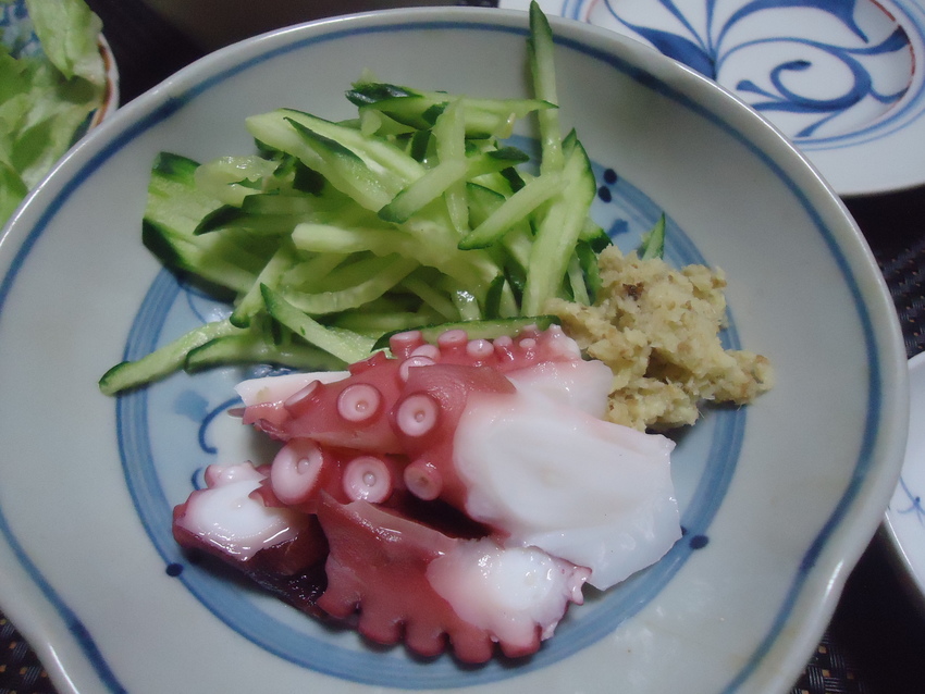 これは勇み足のタコ こうも色が...