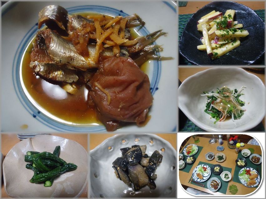 *鰯の土生姜と梅干しのたいたん...