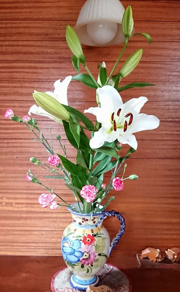 ＊オリエンタルリリーとミニカー...