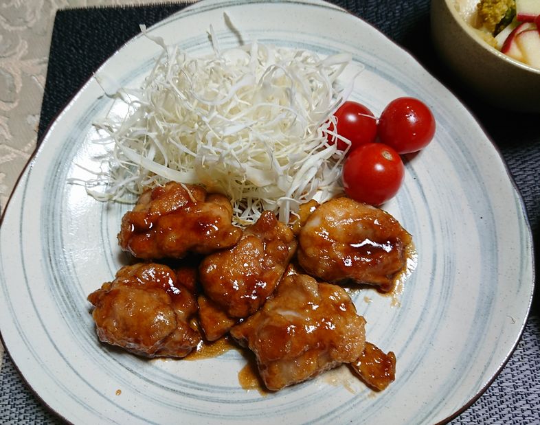 ＊鶏もも肉の照り焼き 正確に言...