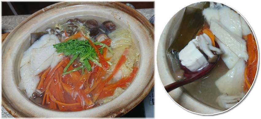 ＊湯豆腐 だんだんお鍋の登場が...