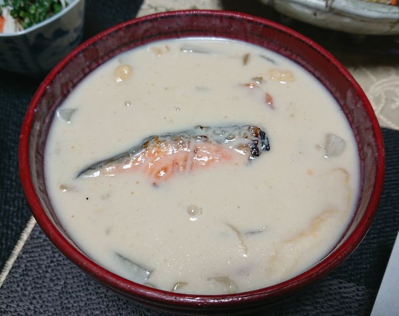 ＊粕汁 今シーズン初！ 温まり...