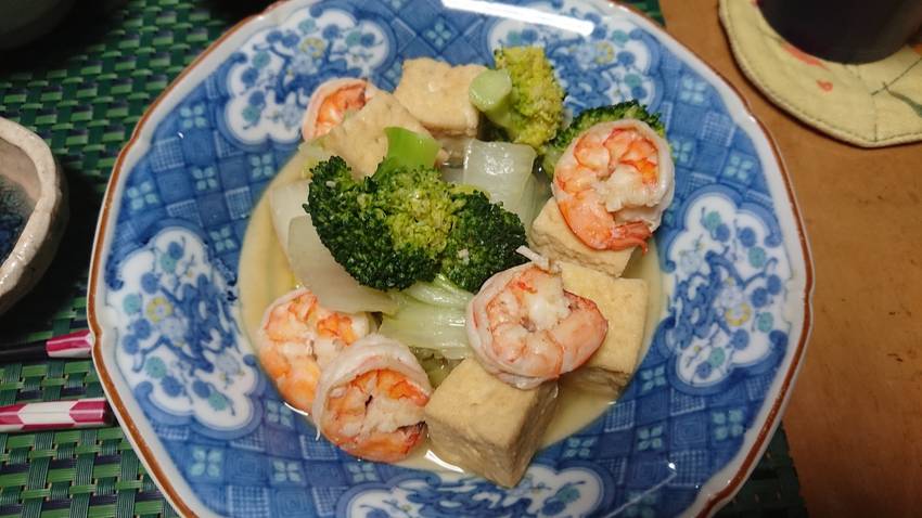 ＊白菜と海老の塩だれ炒め バナ...