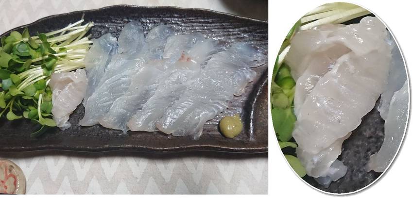 ＊地のひらめのお造り 滅多にで...
