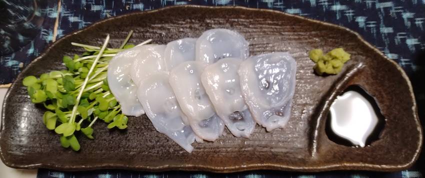 ＊生ダコのお造り 北海道の真蛸...