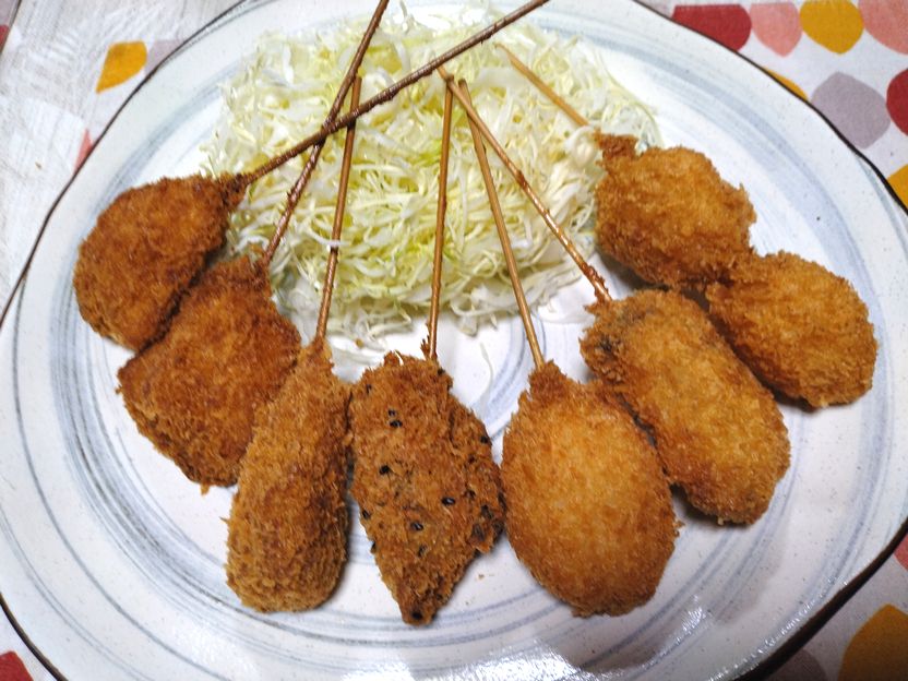 ＊なにわ名物　串カツ 生協で買...