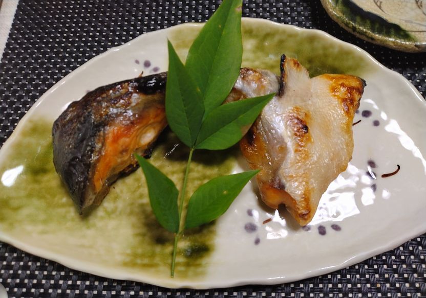 *鮭かまの塩焼き 最近、かまの...