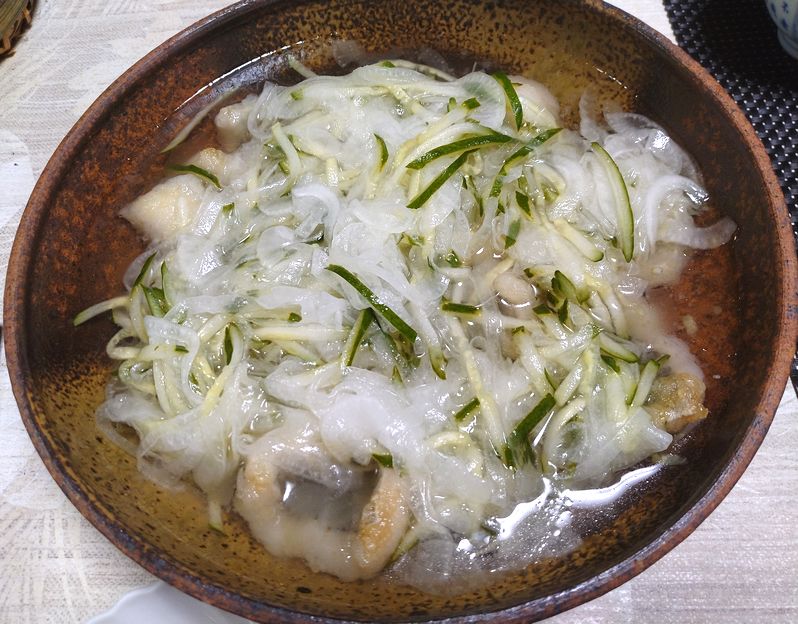 ＊鱧の南蛮漬け 走りの鱧です ...
