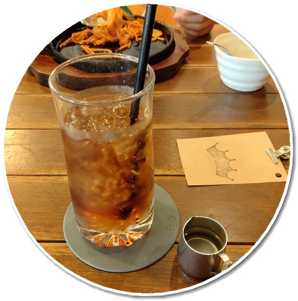 食後のice tea アールグ...