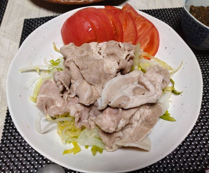 ＊冷しゃぶ 豚ロースで レタス...