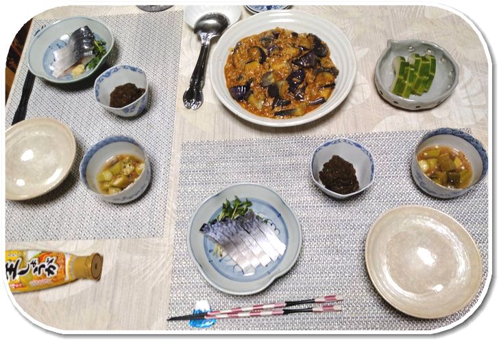 またまた麻婆茄子ー2024/8...