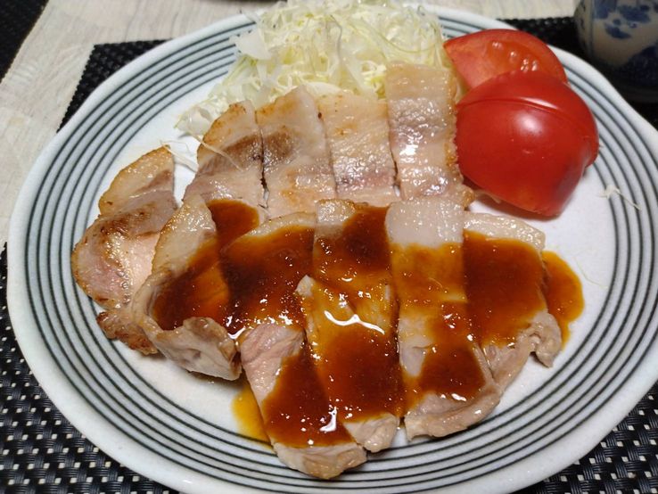 ＊豚ロースのソテー、おろし醤油...