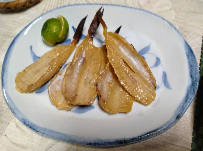 ＊フグの味醂干し 息子の親友の...