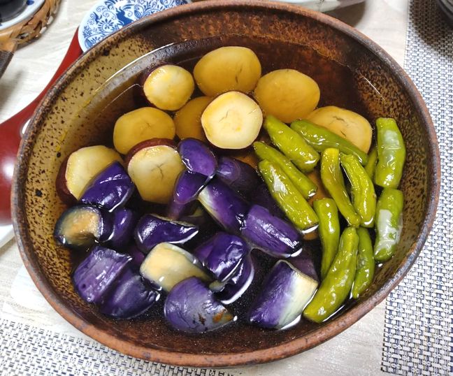 ＊野菜の揚げ浸し 秋野菜をたっ...
