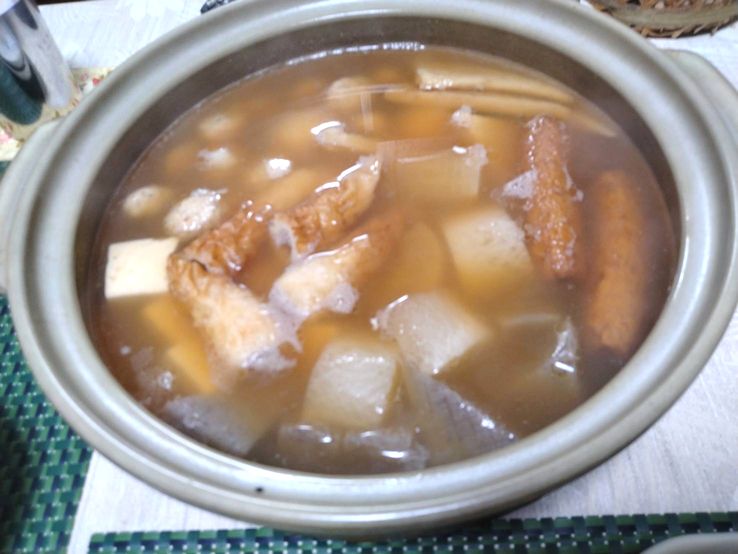 ＊おでん 本当はお魚と、お大根...