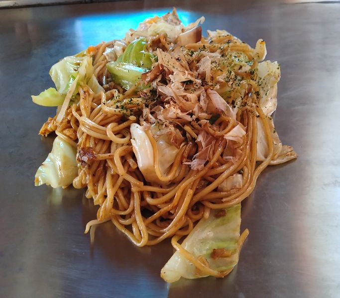 ＊豚肉焼きそば　500円