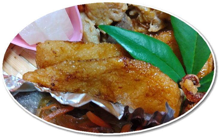＊前夜の残り物の蛸天のお醤油炒...