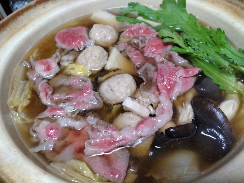 ＊牛しゃぶうどんすき 私はすき...