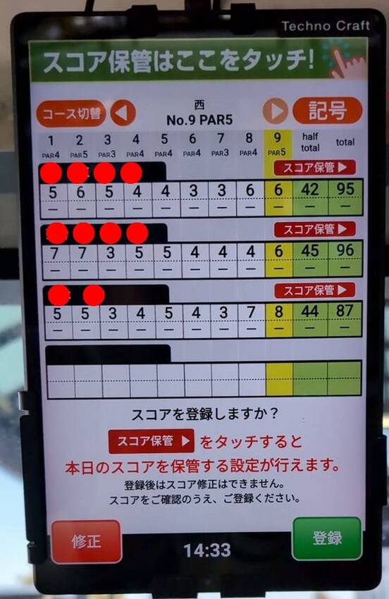 午前ハーフ、何？ラインがないと...