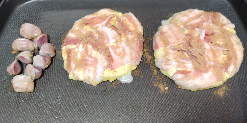 ＊お好み焼きと鶏ズリ焼き 豚バ...