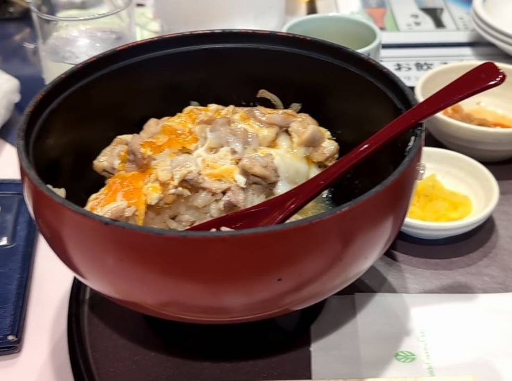 親子丼　食べてる途中で思い出し...