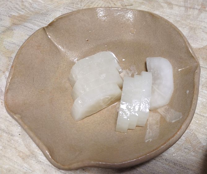 ＊糖しぼり大根