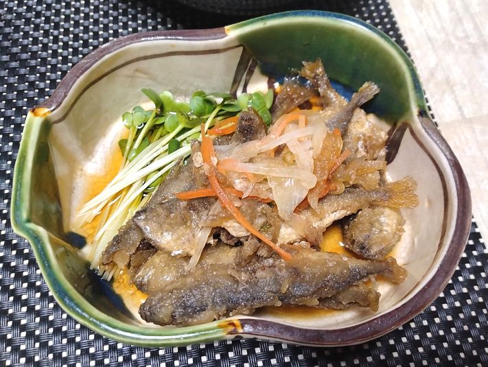 ＊小鰺の南蛮漬け スーパーのお...