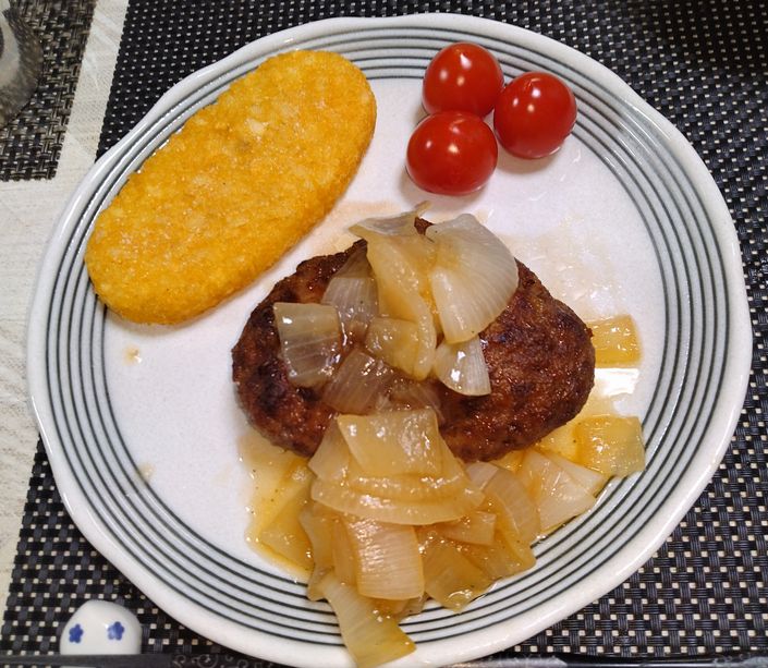 ＊和風ハンバーグ レンチンした...
