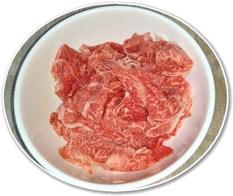 野菜炒めには勿体ない良いお肉　...