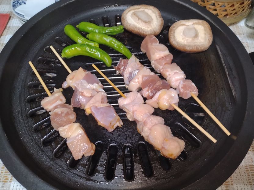 *鶏の串焼き 巷では「父の日」...