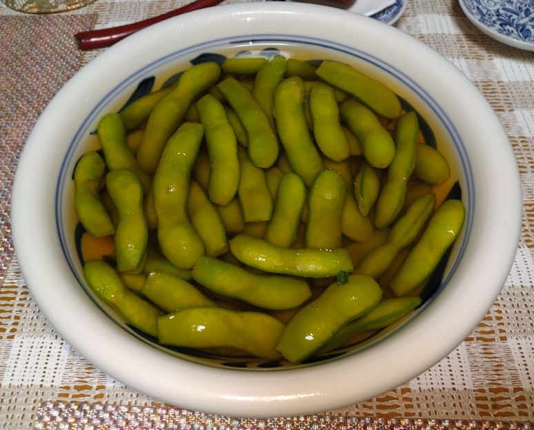 ＊枝豆のお浸し 枝豆を茹でなく...
