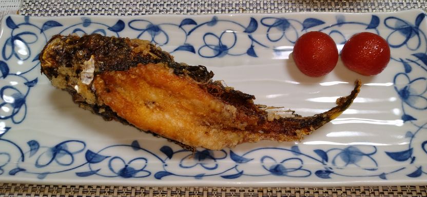 ＊虎魚のから揚げ 地物が出てい...