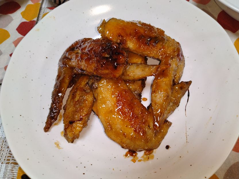 *手羽先焼きの甘辛タレ炒め 久...