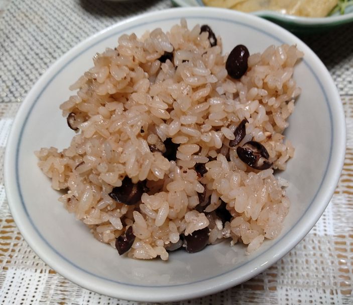 *お赤飯 これもいただき物です...