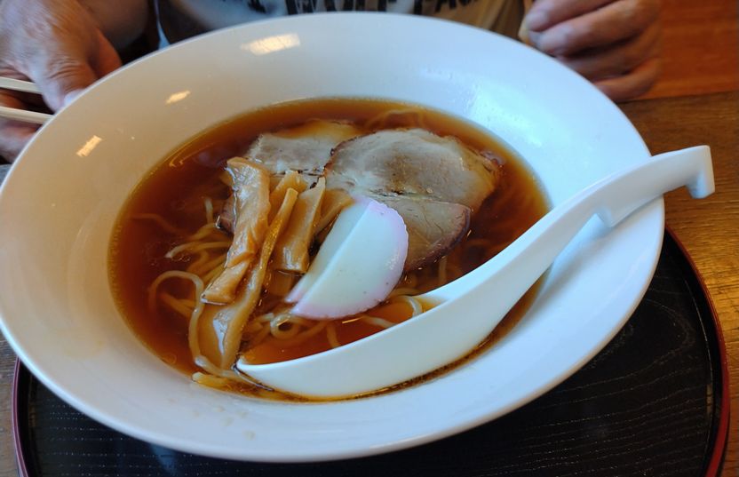 醤油ラーメン　おネギ抜き！😅