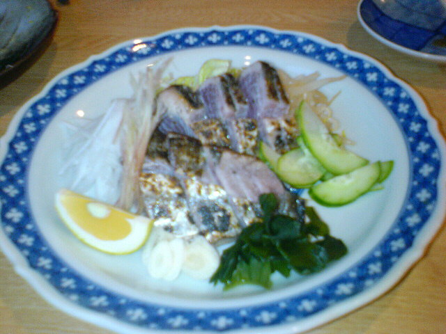 鰹の塩たたき