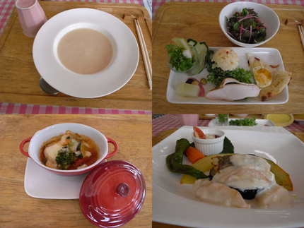 桃の季節ともあって、桃づくしの...