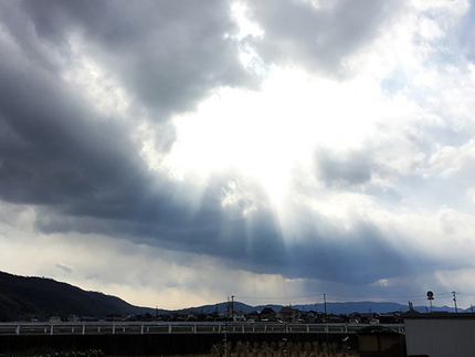 今日の空