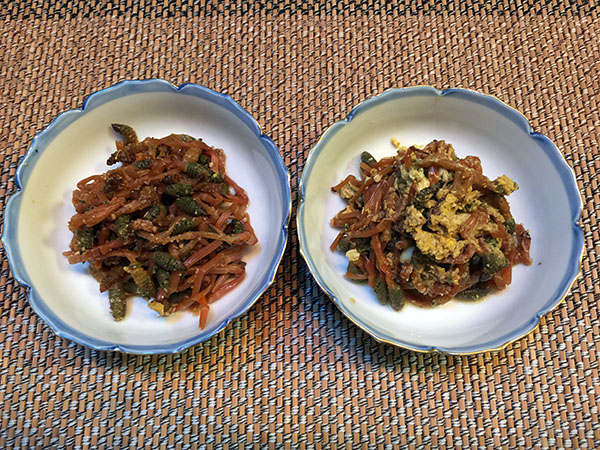母が作った、つくし料理です。 ...