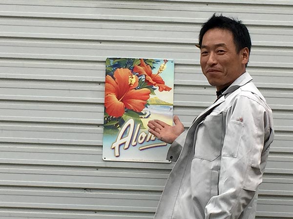 こんな具合の看板、ちょっと夏気...